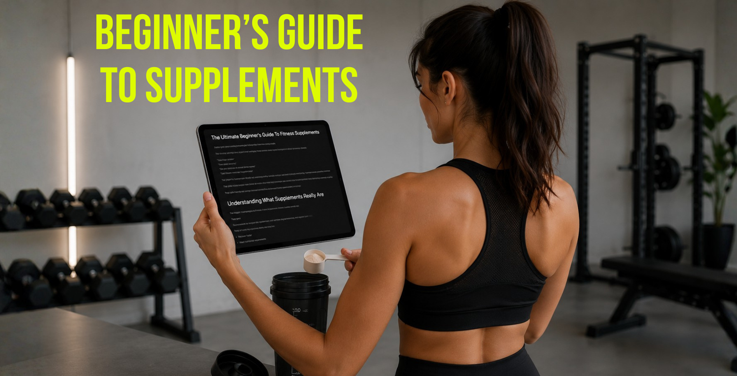 The Ultimate Beginner’s Guide To Fitness Supplements